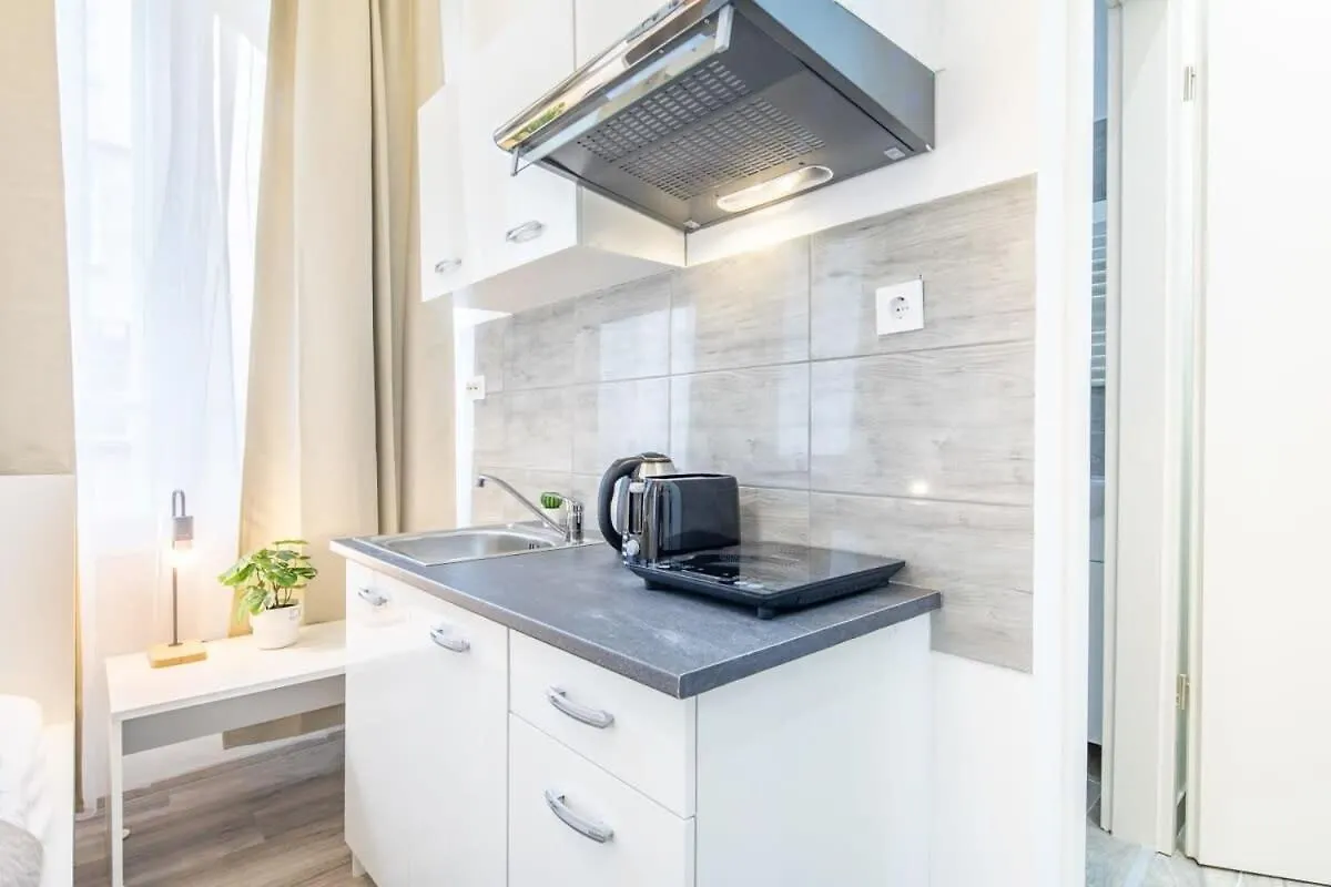 Extra Central Mini Studio - Lively Neighborhood Budapest Apartment
